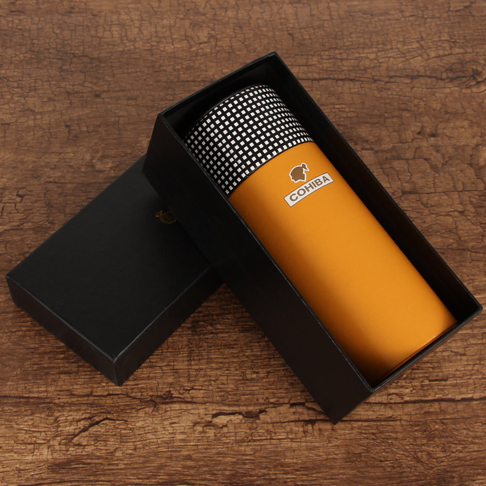 Large Steel Cigar Tube