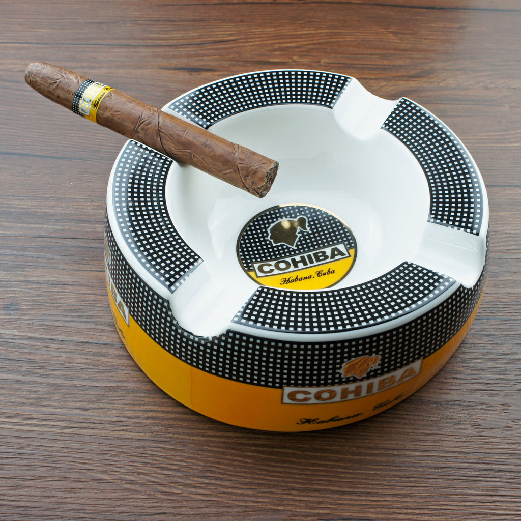 4-Slot Round Ashtray