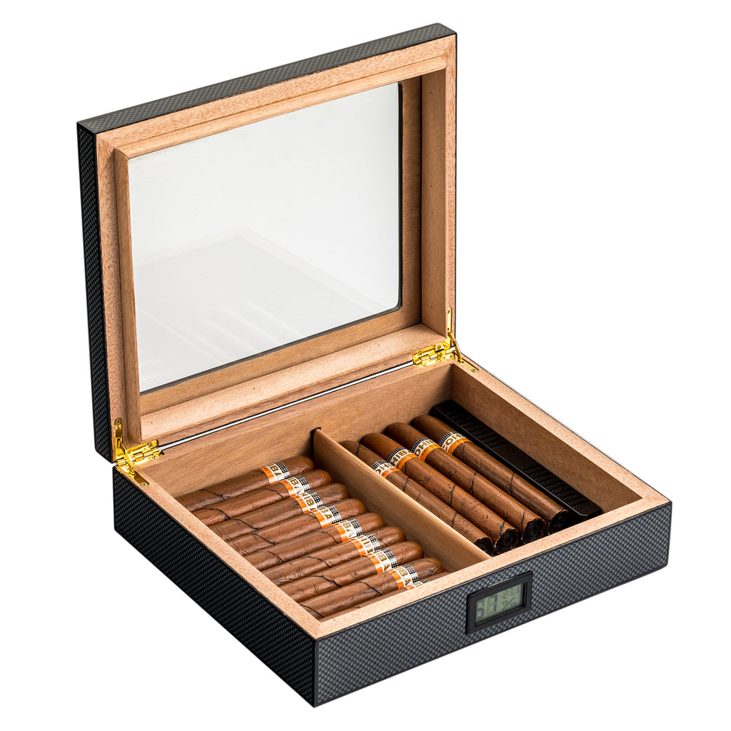 Cedar Wood Humidor with Digital Display