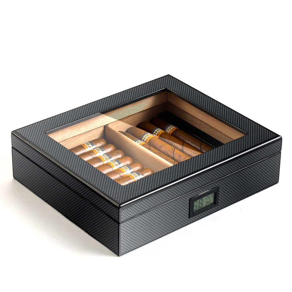 Cedar Wood Humidor with Digital Display
