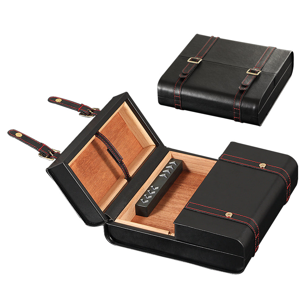 Leather Travel Humidor & Case
