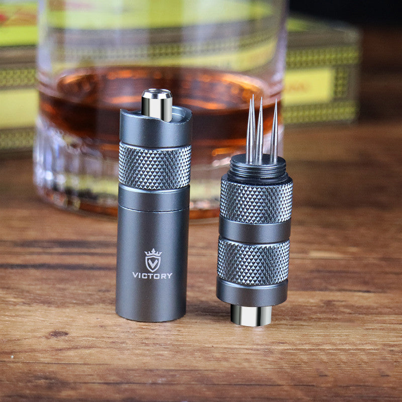 Portable Cigar Punch & Needle