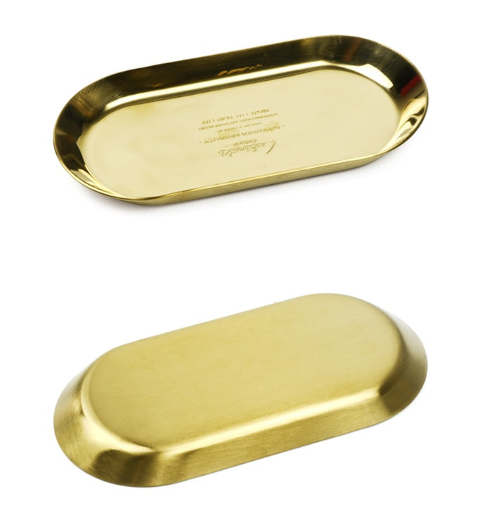 Brass Punch & Tray Combo