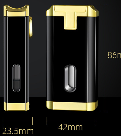 V-Cut Three Torch Lighter & Cigar Rest