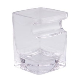 Whiskey Glass With Cigar Rest