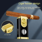 V-Cut Three Torch Lighter & Cigar Rest