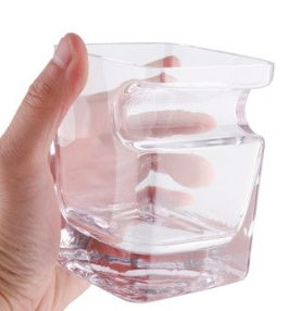 Whiskey Glass With Cigar Rest
