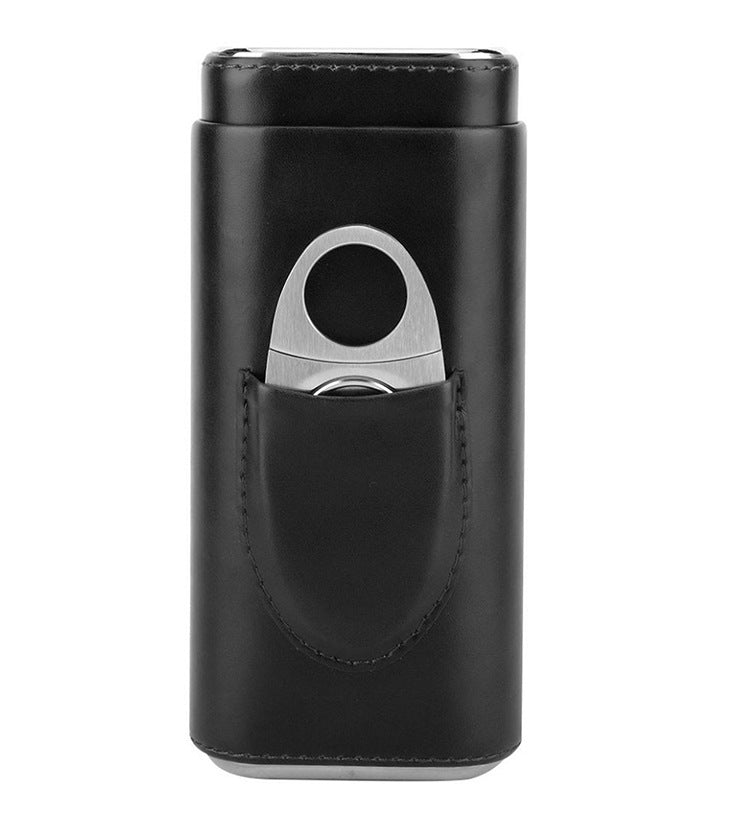 Three-Cigar Case & Cutter