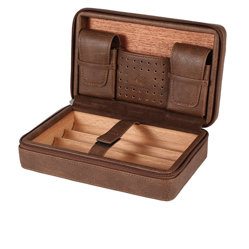 Elegant Leather Humidor