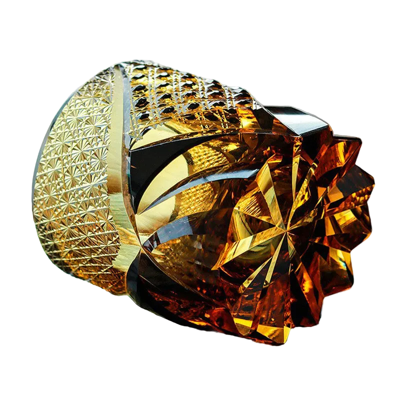 Japanese Style Hand Cut Whiskey Glass