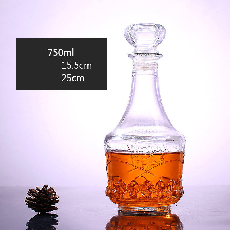 Assorted Whiskey Decanter Set