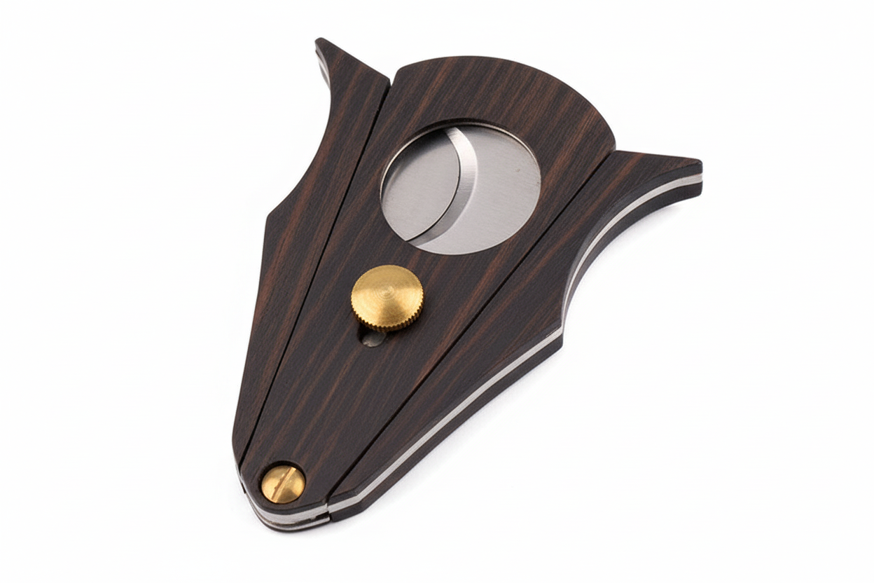 Sandalwood Double-Edged Cigar Cutter