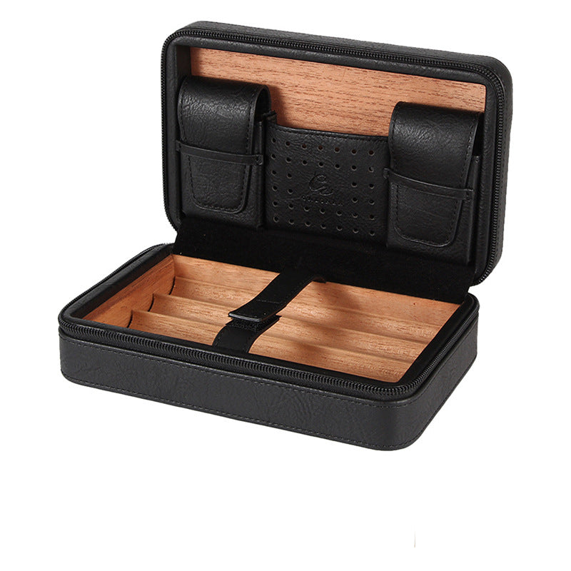 Elegant Leather Humidor