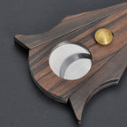 Sandalwood Double-Edged Cigar Cutter