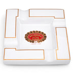 Large 4-Slot Square Ceramic Ashtray