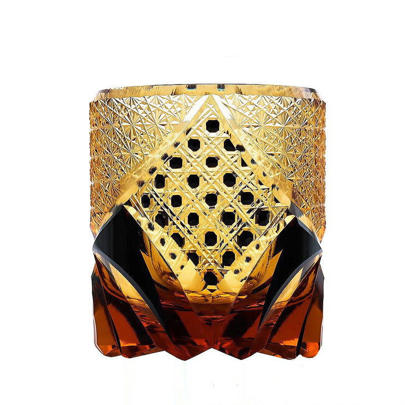 Japanese Style Hand Cut Whiskey Glass