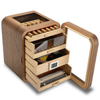Desktop Wooden Cigar Humidor Cabinet