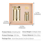 The Monarch Windproof Cigar Lighter and Punch Gift Set