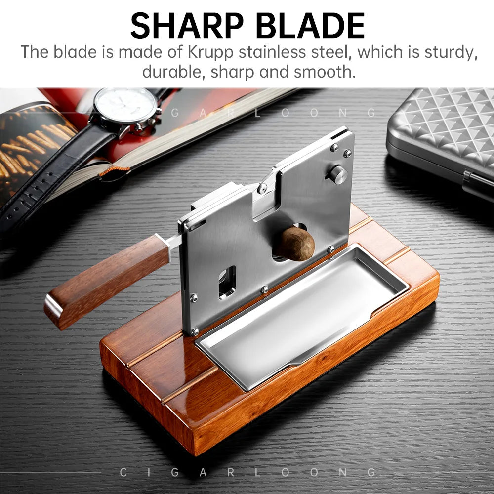 The Cleaver Multifunctional Tabletop Guillotine Cigar Cutter