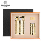 The Monarch Windproof Cigar Lighter and Punch Gift Set