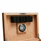 Large Ornate Cedar Wood Cigar Humidor