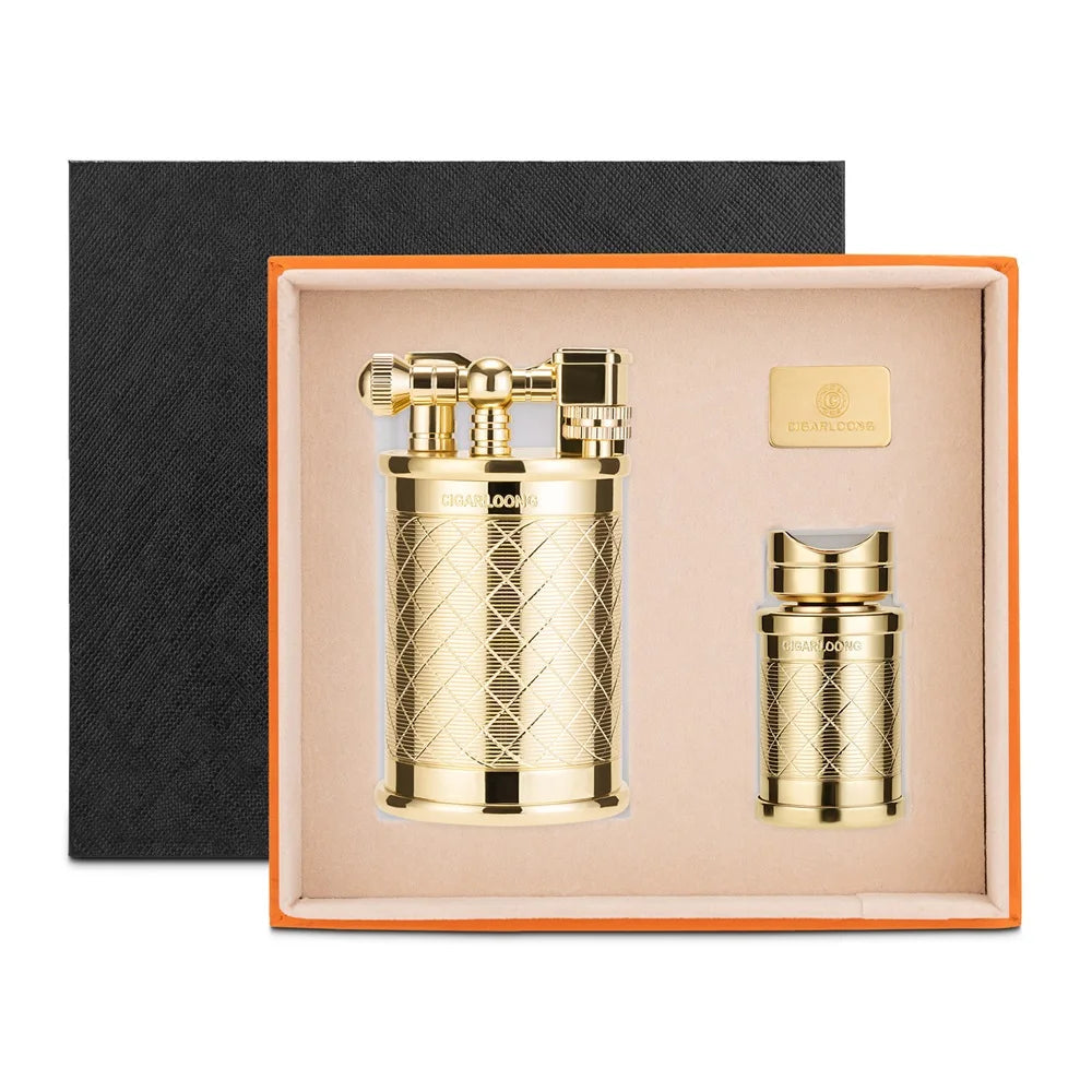 The Monarch Windproof Cigar Lighter and Punch Gift Set