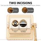 Luxury Small 2 Hole 2-in-1 Table Top Cigar Cutter