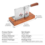 The Cleaver Multifunctional Tabletop Guillotine Cigar Cutter