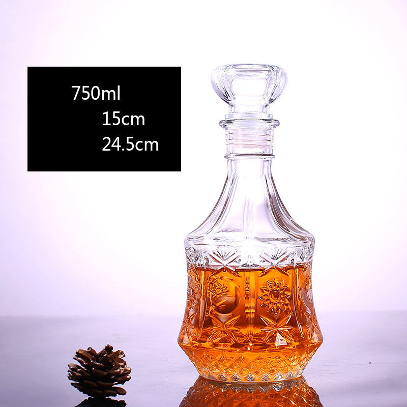 Assorted Whiskey Decanter Set