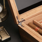 Large Capacity Partitioned Cedar Wood Humidor