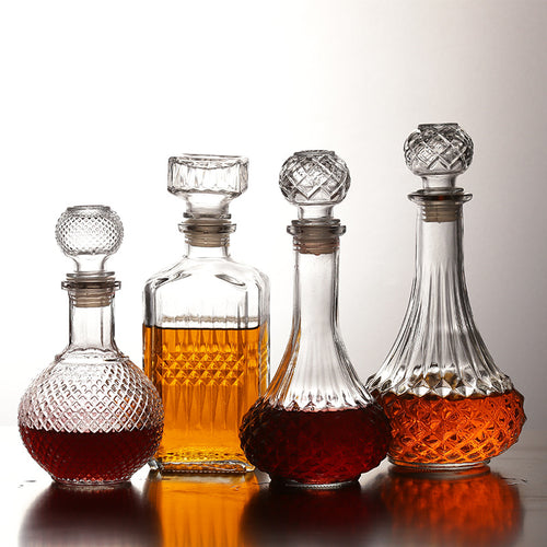 Assorted Whiskey Decanter Set