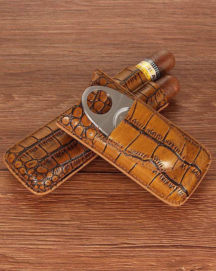 Two-Cigar Travel Case