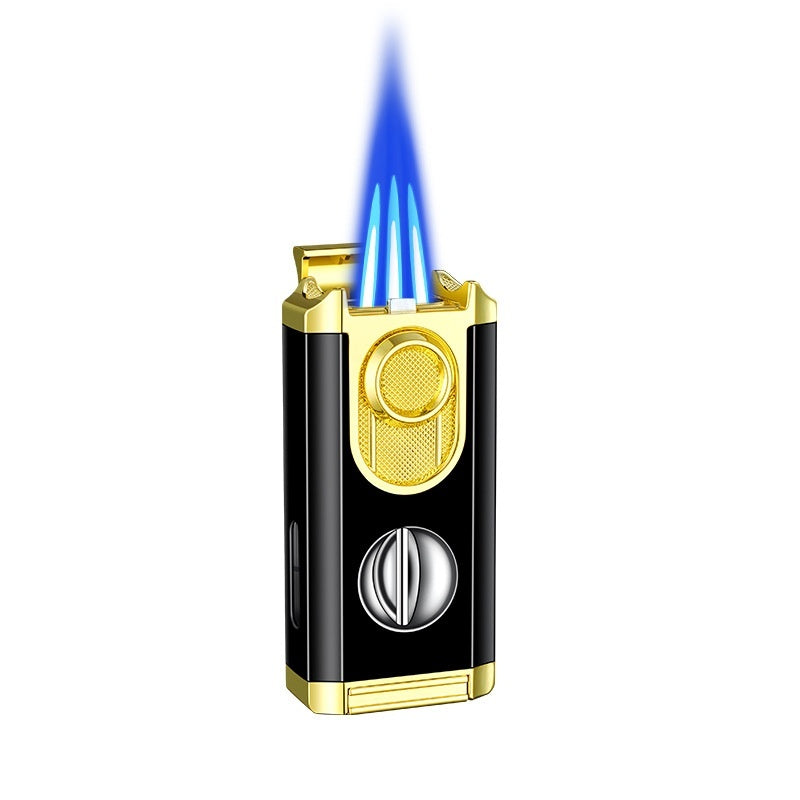V-Cut Three Torch Lighter & Cigar Rest