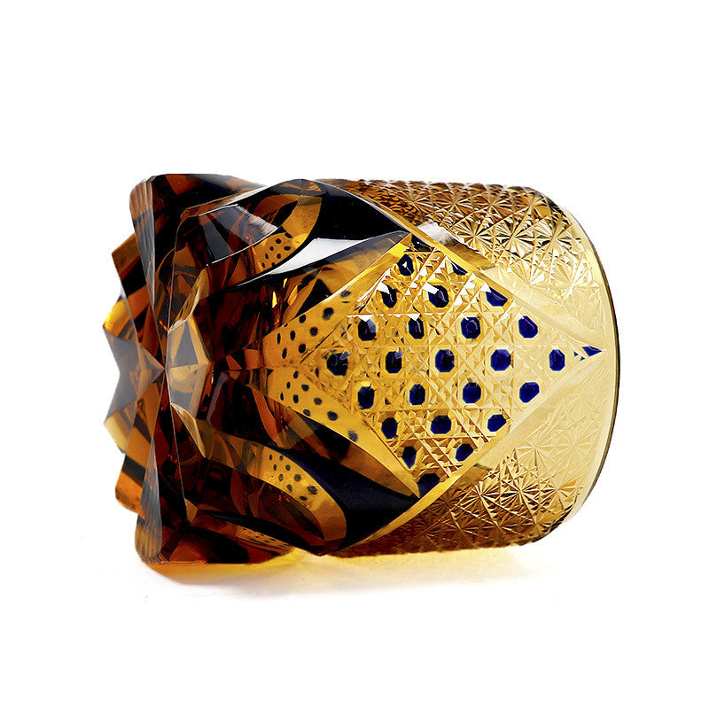 Japanese Style Hand Cut Whiskey Glass