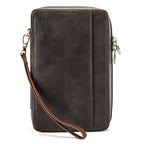Crazy Horse Double Zipper Cigar Case
