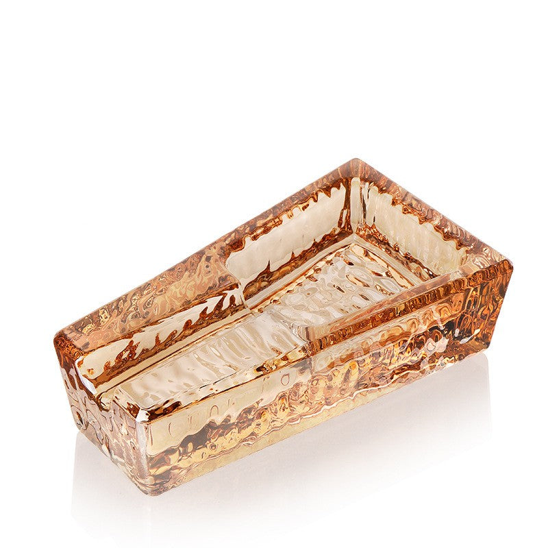 Elegant Glass Cigar Ashtray