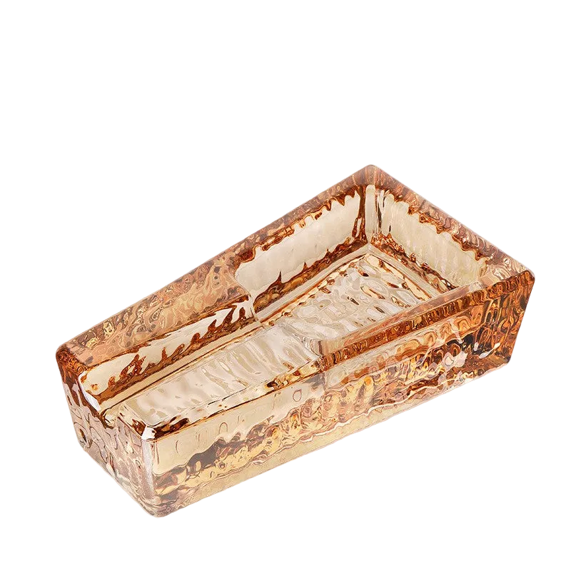 Elegant Glass Cigar Ashtray