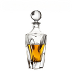 Elegant Whiskey Decanter and Drinking Glass