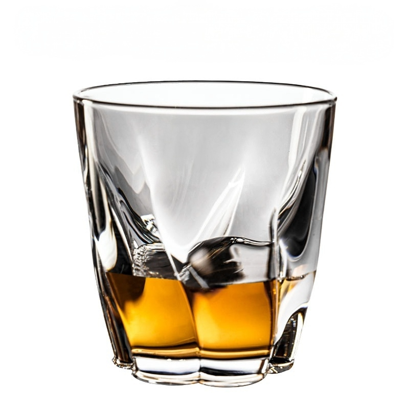 Elegant Whiskey Decanter and Drinking Glass