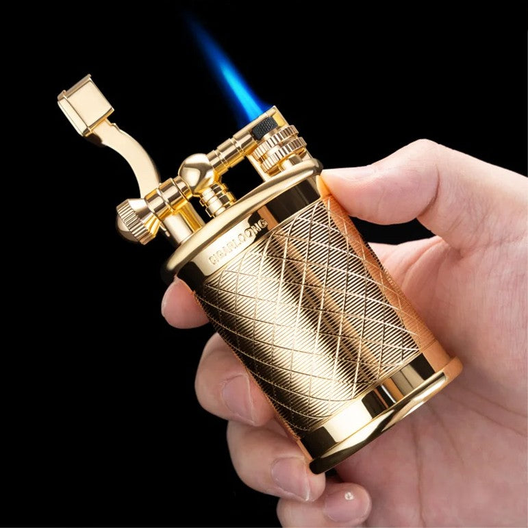 The Monarch Windproof Cigar Lighter and Punch Gift Set